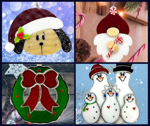 Christmas and Winter Glass Covers