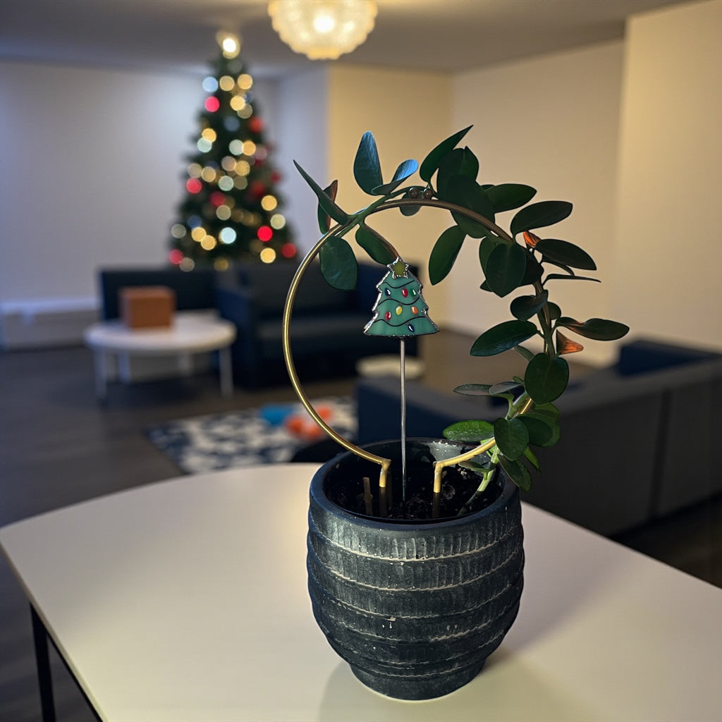 Holiday Mini Plant Stake- Christmas Tree
