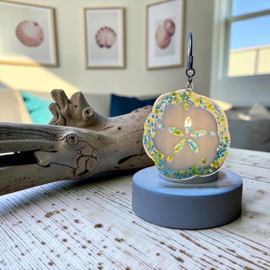 Glass Cover- Coastal Sand Dollar