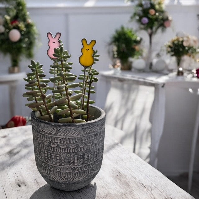 Mini Plant Stake- Easter Pink PEEP