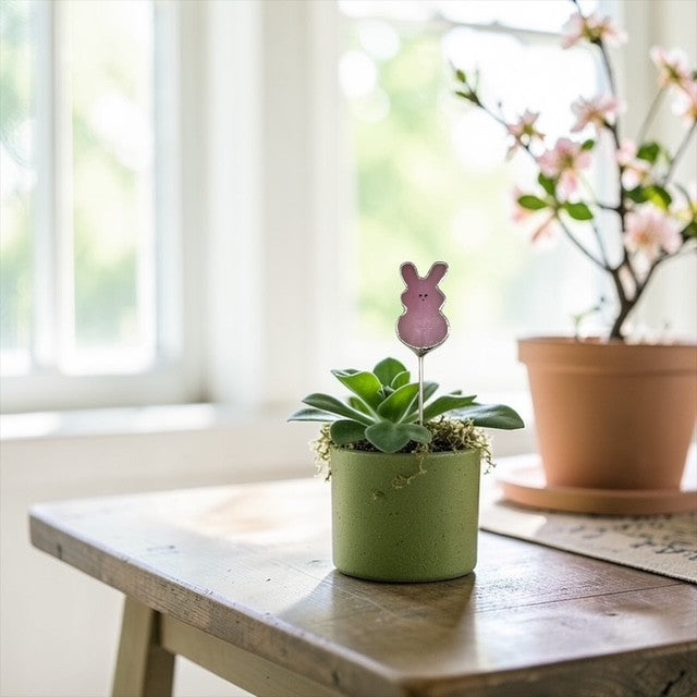 Mini Plant Stake- Easter Pink PEEP
