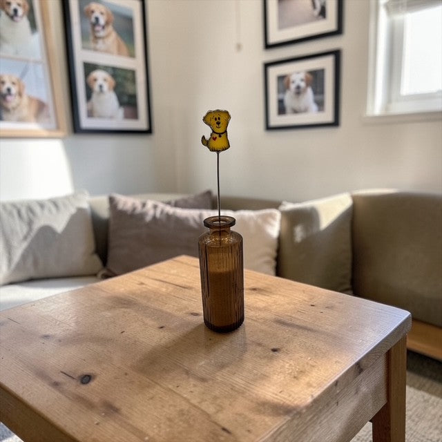 Mini Plant Stake- Adorable Puppy
