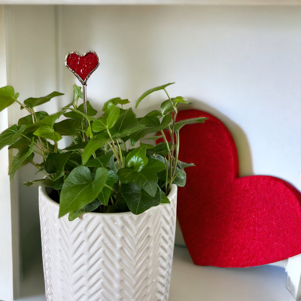 Holiday Mini Plant Stake- HEART