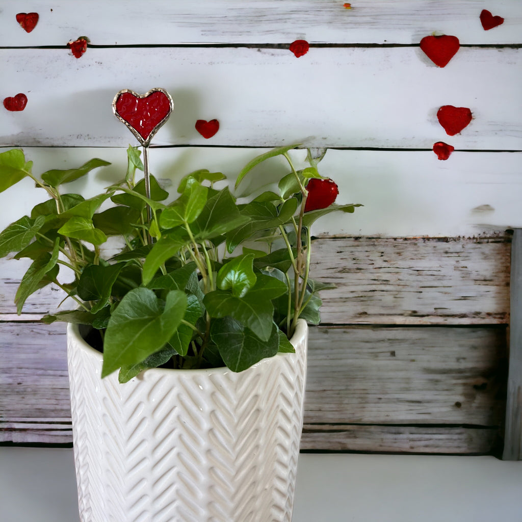 Holiday Mini Plant Stake- HEART