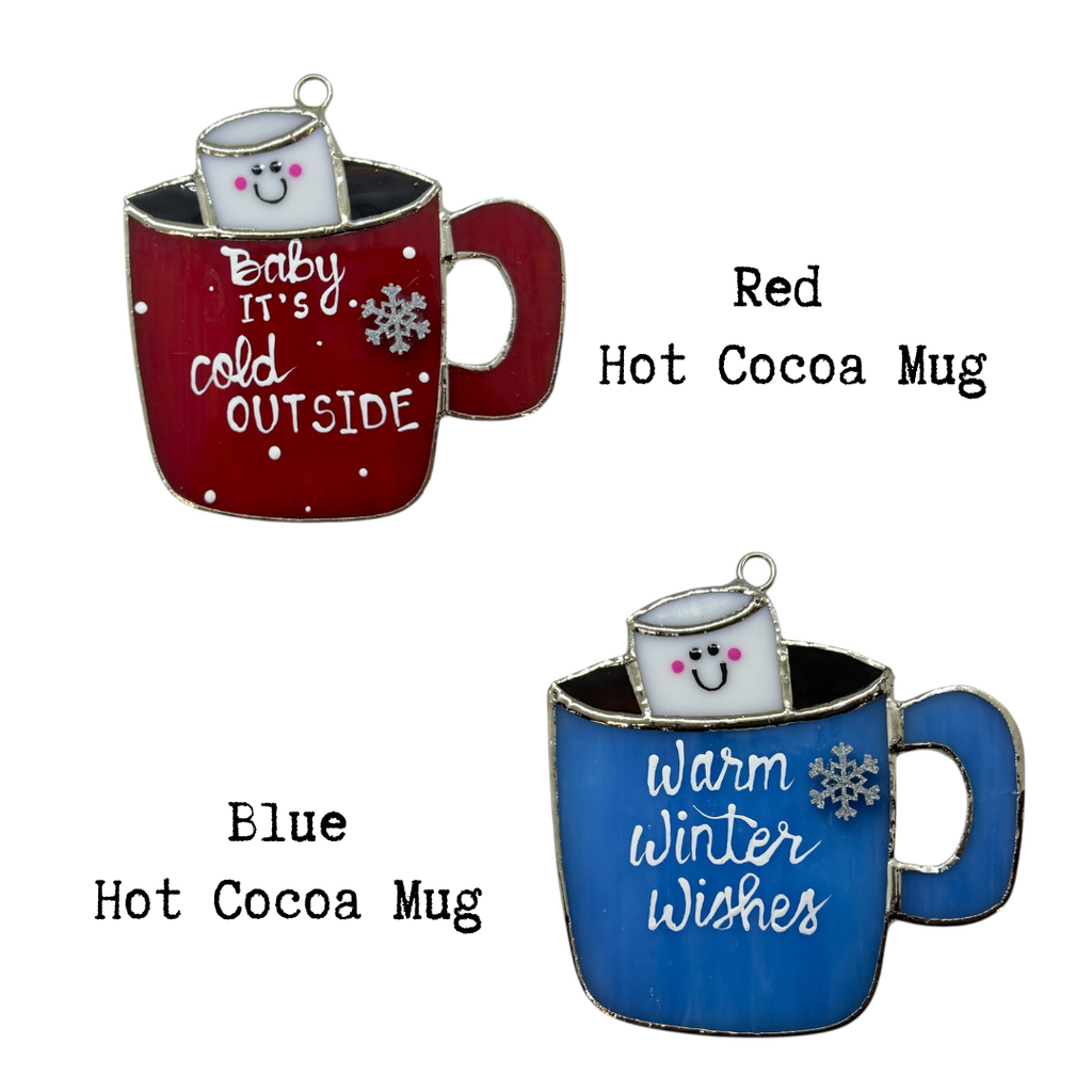 Glass Cover- Hot Cocoa Mugs