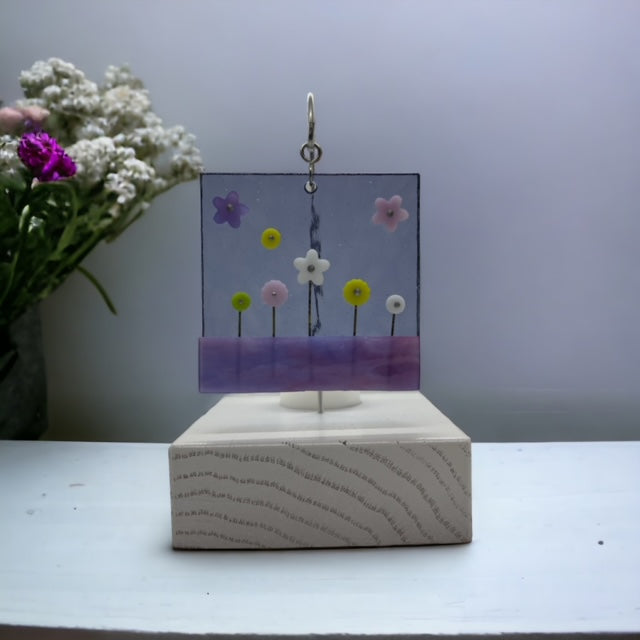 Glass Cover- Spring Flowers