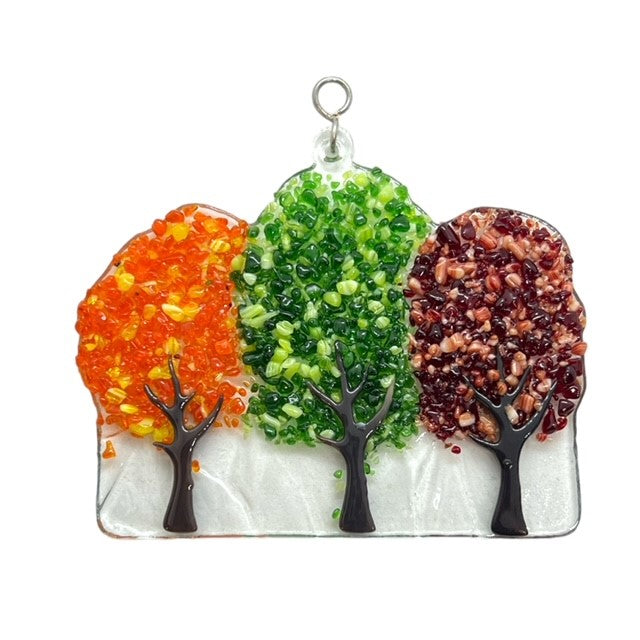 Glass Cover- Three Trees