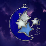 Glass Cover- Celestial Moon and Stars