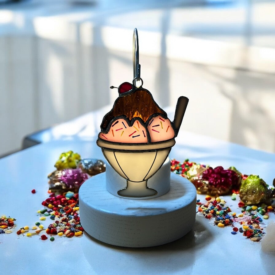 Glass Cover- Ice Cream Sundae