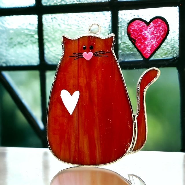 Glass Cover- I  ❤ My CAT