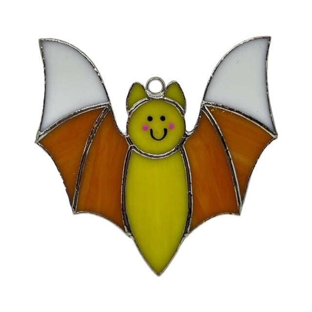 Glass Cover- Candy Corn BAT