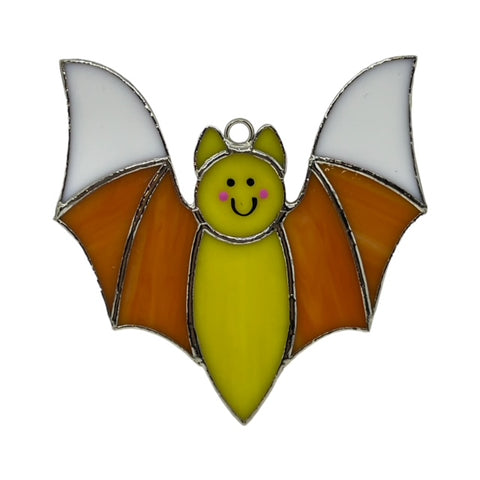 Glass Cover- Candy Corn BAT