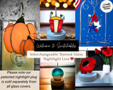Glass Cover- The Angel of Hope, Christmas Red