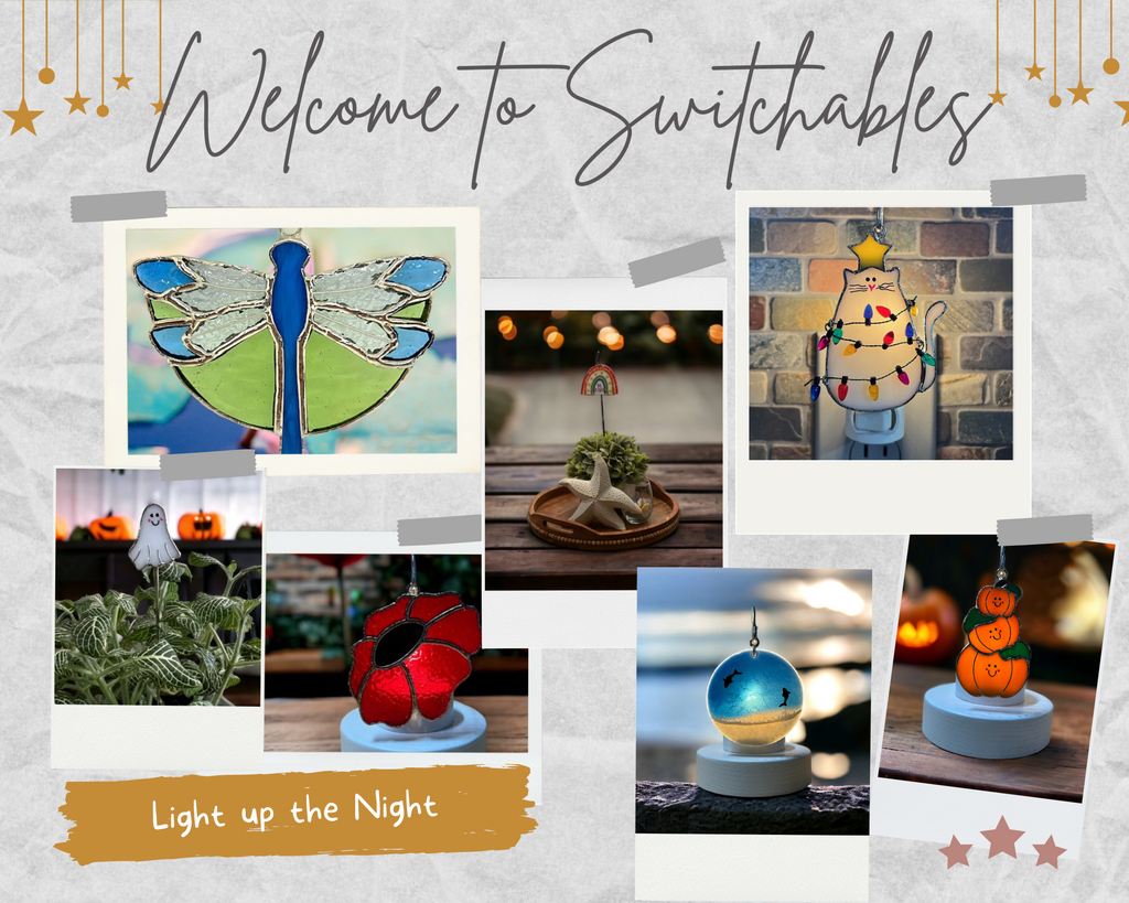 Glass Cover- Oak Leaves with Acorn