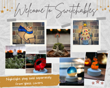 Glass Cover- Pumpkin Patch