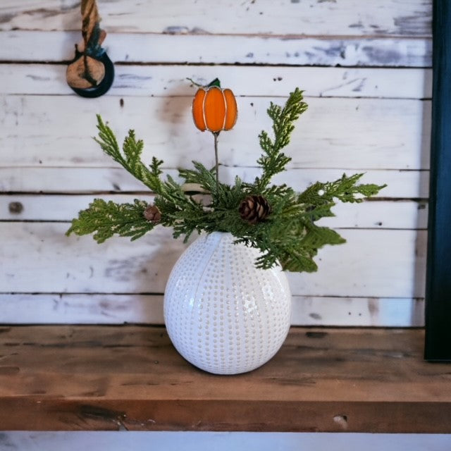 Holiday Mini Plant Stake- PUMPKIN