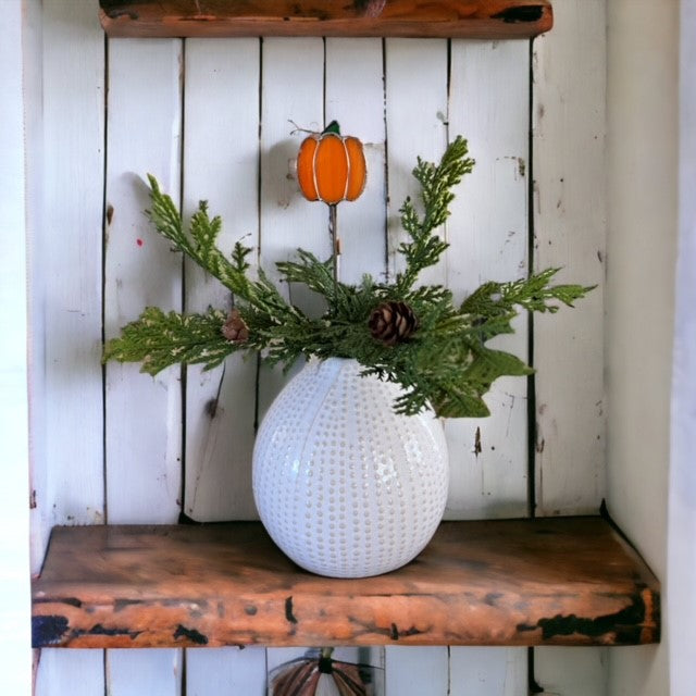Holiday Mini Plant Stake- PUMPKIN