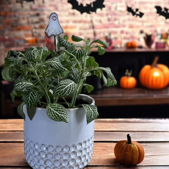 Holiday Mini Plant Stake- Ghost