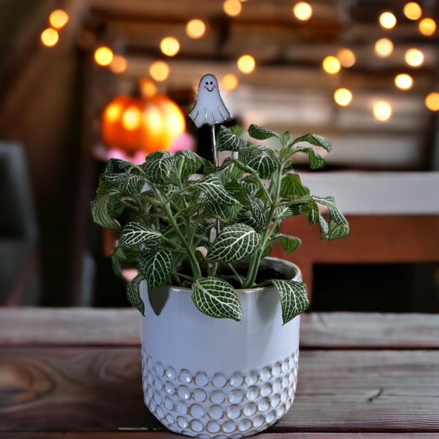 Holiday Mini Plant Stake- Ghost