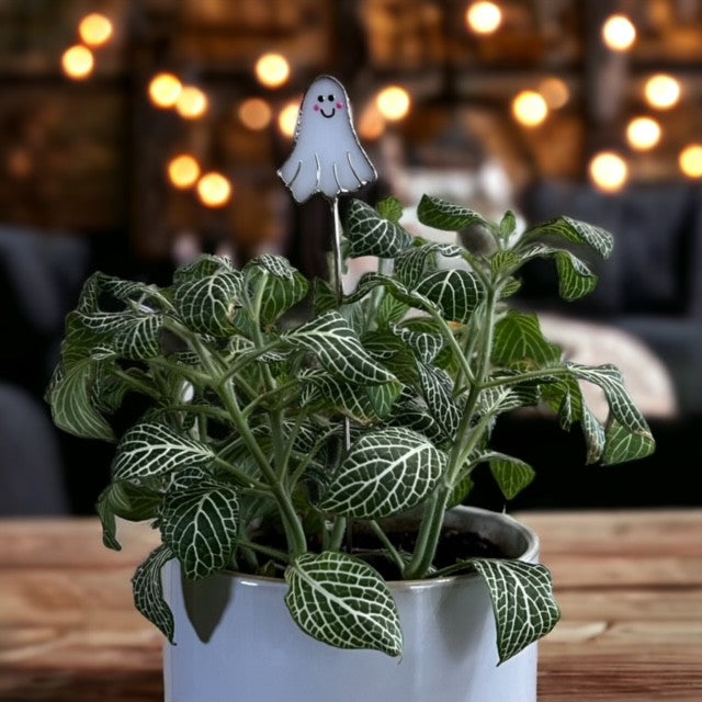 Holiday Mini Plant Stake- Ghost