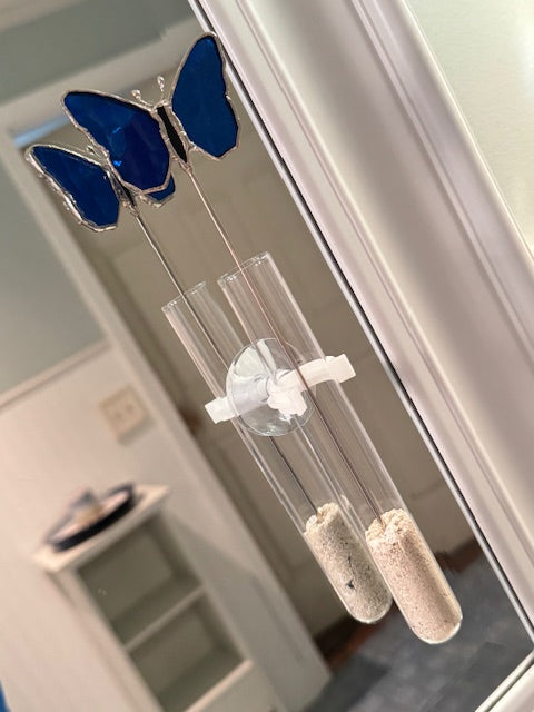 Holiday Mini Plant Stake- Blue Butterfly