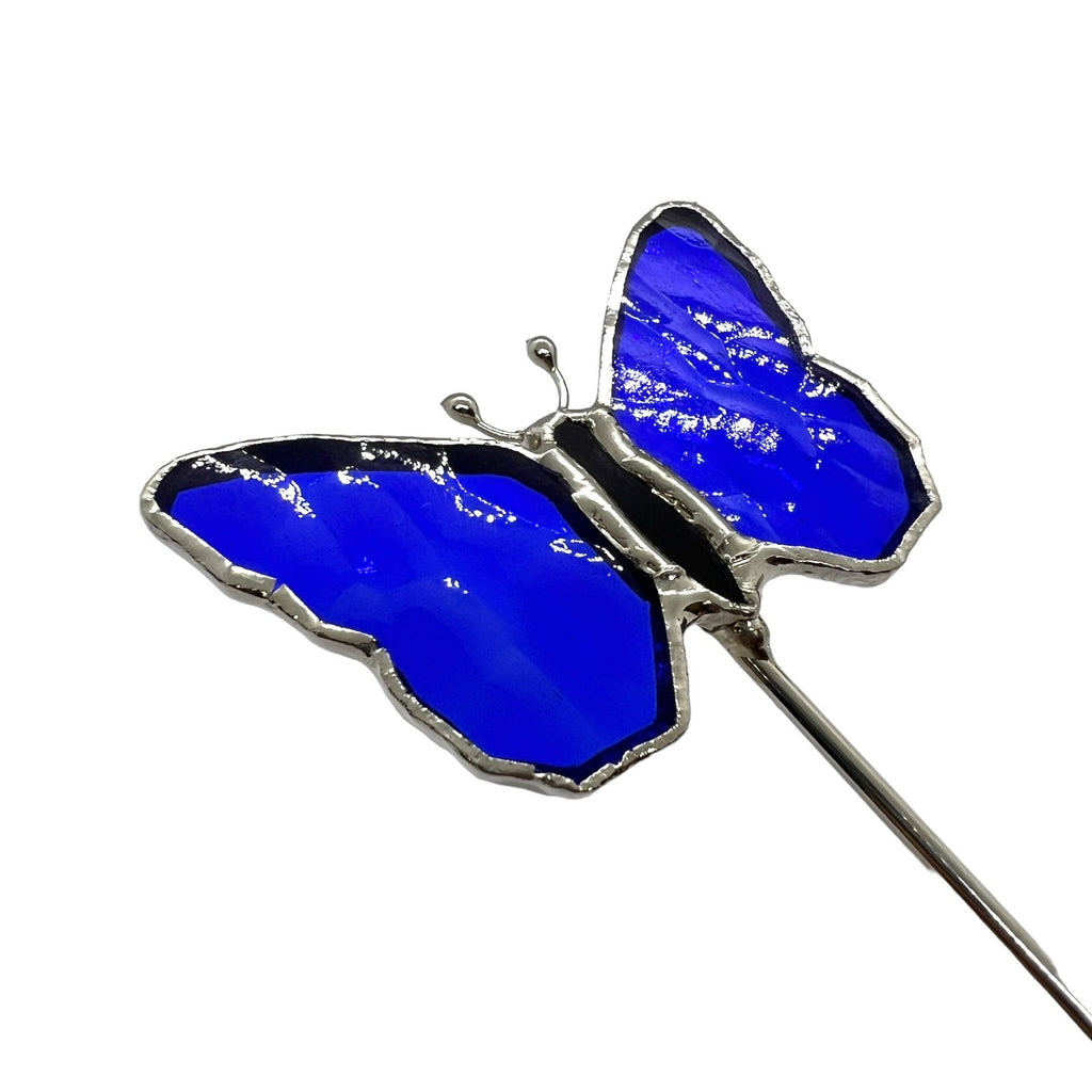 Holiday Mini Plant Stake- Blue Butterfly
