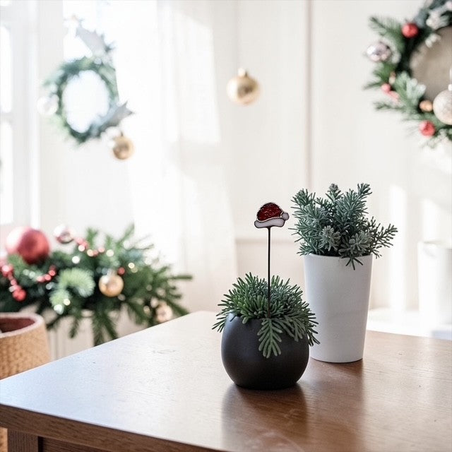 Mini Plant Stake- Santa's Hat (Coming Soon)