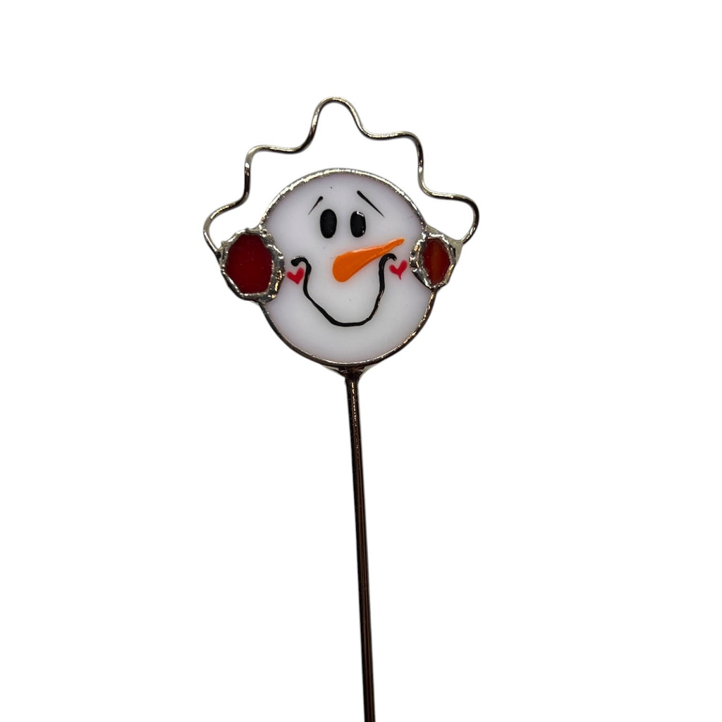 Mini Plant Stake- Winter Snowball (Coming Soon)