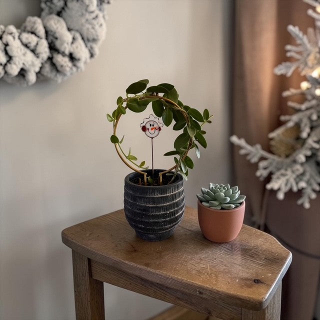 Mini Plant Stake- Winter Snowball (Coming Soon)
