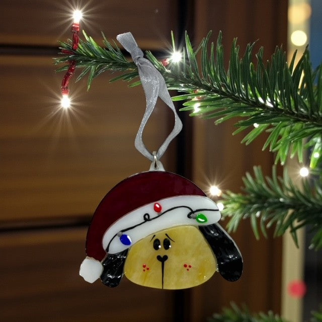 Swittle- Santa PAWS / Christmas Dog Ornament