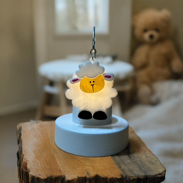 Glass Cover- Fluffy Sheep