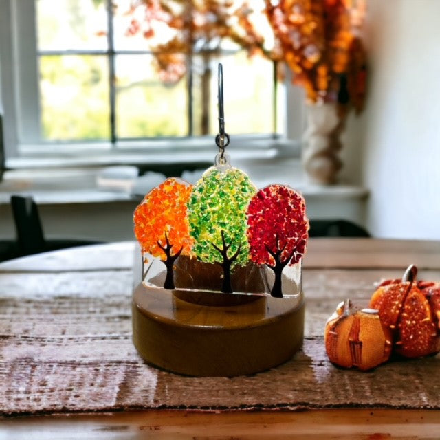 Glass Cover- Three Trees