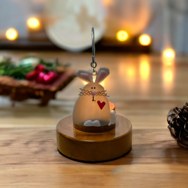 Glass Cover- Country Bunny