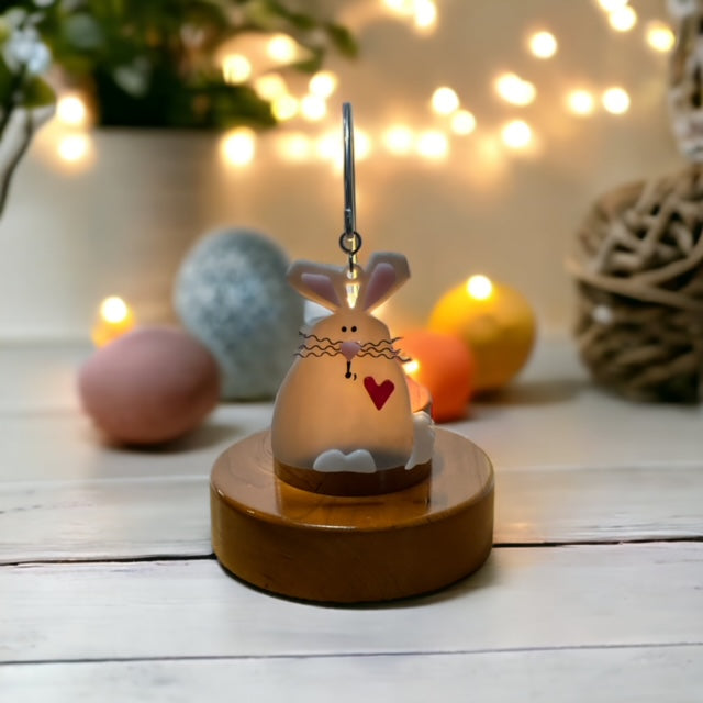 Glass Cover- Country Bunny