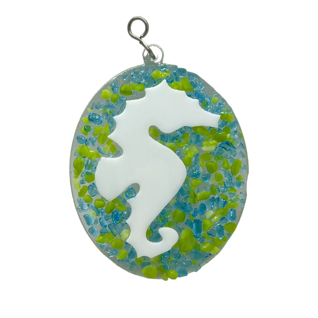 Glass Cover- Coastal Seahorse