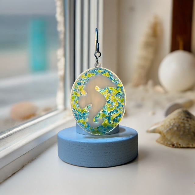 Glass Cover- Coastal Seahorse
