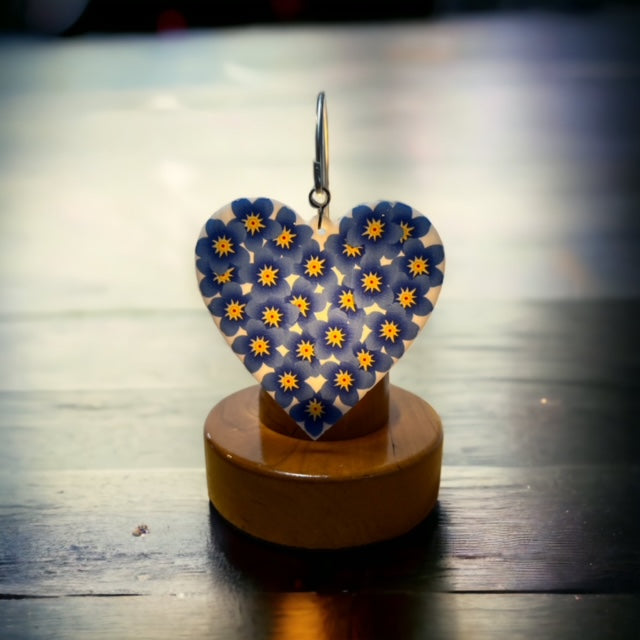 Glass Cover- Forget Me Not Heart