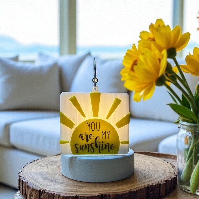 Glass Cover- Sun "You Are My Sunshine"