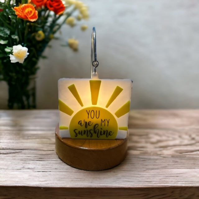 Glass Cover- Sun "You Are My Sunshine"