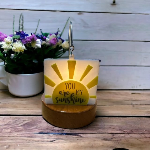 Glass Cover- Sun "You Are My Sunshine"