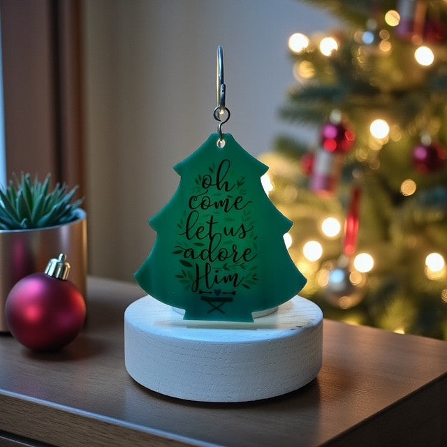 Glass Cover- Come Let Us Adore Him