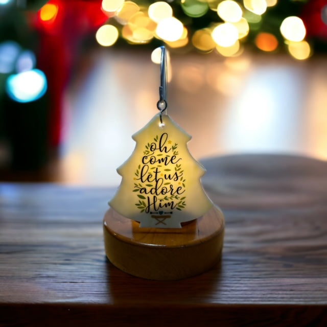 Glass Cover- Come Let Us Adore Him