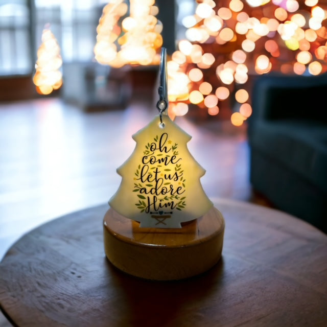 Glass Cover- Come Let Us Adore Him