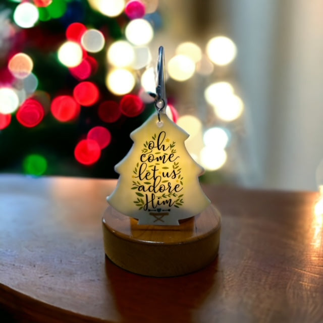 Glass Cover- Come Let Us Adore Him