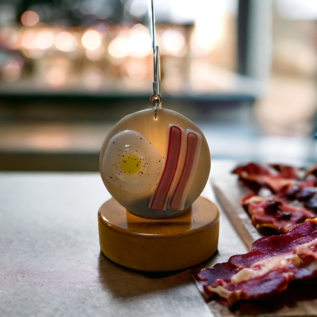 Glass Cover- Bacon & Egg Plate