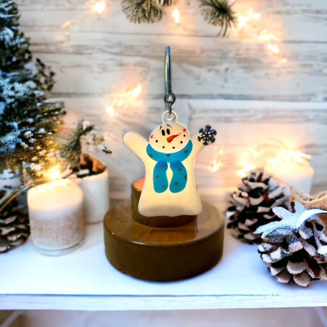 Glass Cover- I ❤ Winter / Snowman