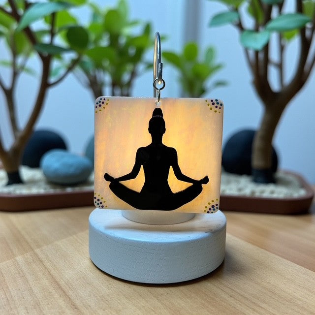 Glass Cover- Namaste/Yoga