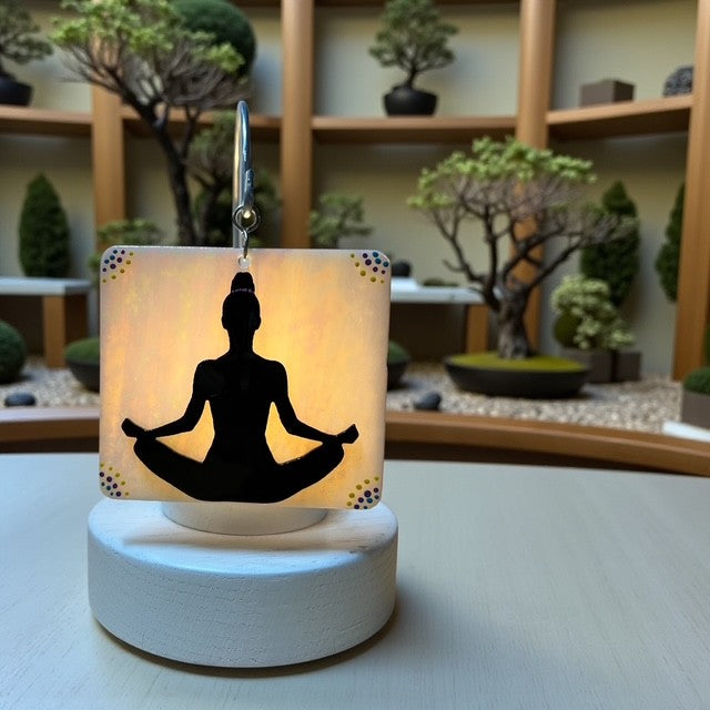 Glass Cover- Namaste/Yoga