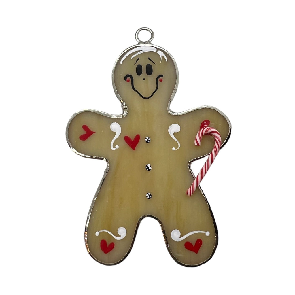 Glass Cover- Gingerbread Man