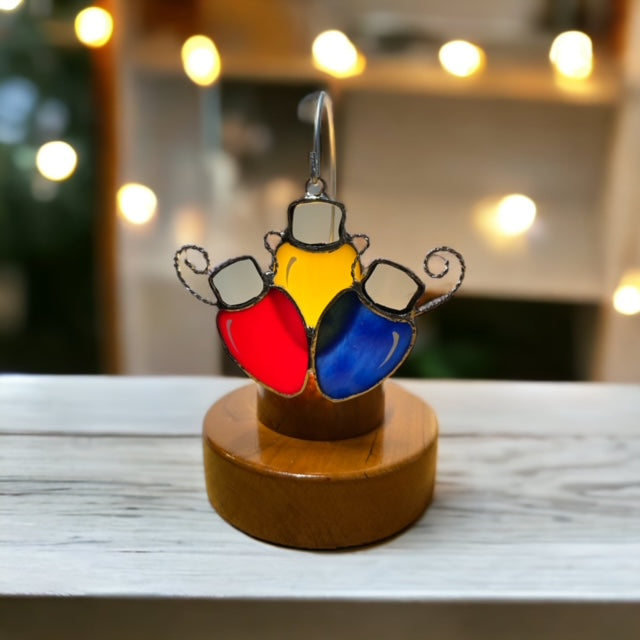 Glass Cover- Holiday Light Bulbs